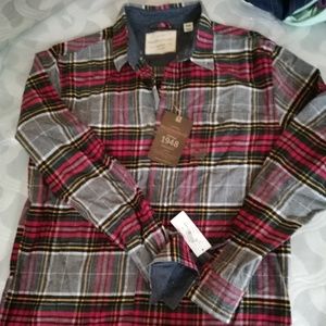 Weatherproof Vintage Men Medium Button Down Shirt